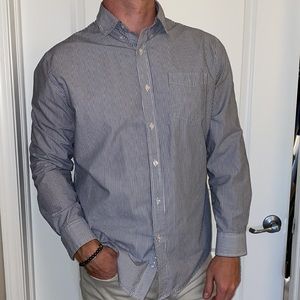 Blue and white stripe size L